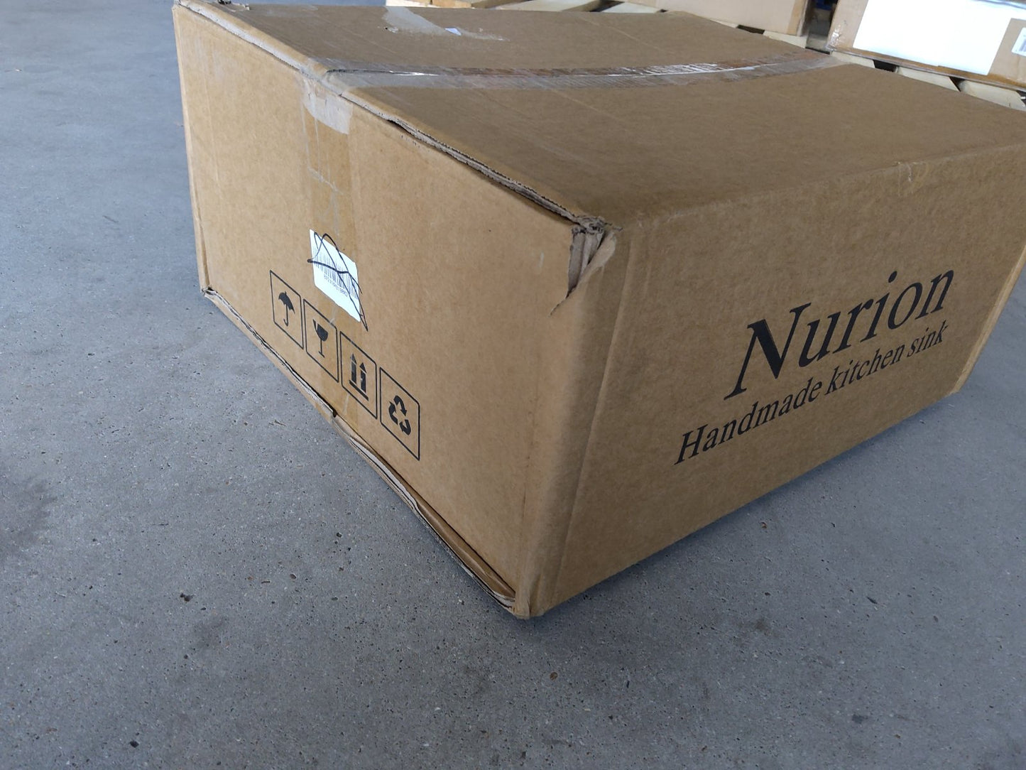 Tweedekans - Nurion Spoelbak Black Metal 44,5 x 34,5 – Spoelbak Keuken - Spoelbakken Keuken – Wasbak Keuken - zonder Kraangat RVS - Default
