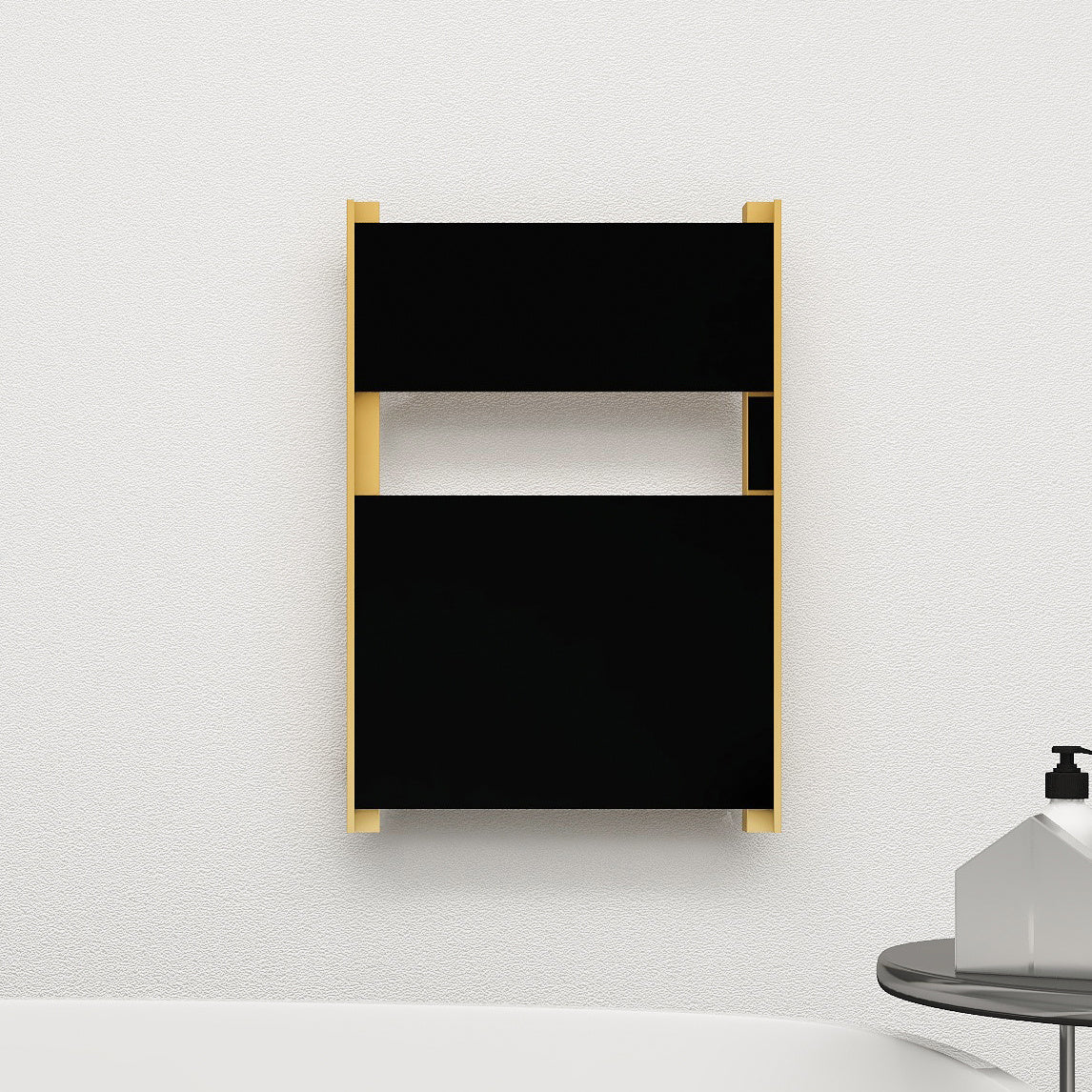 Seconde chance - Radiateur électrique Maverick 90 Watt noir-or - Par défaut