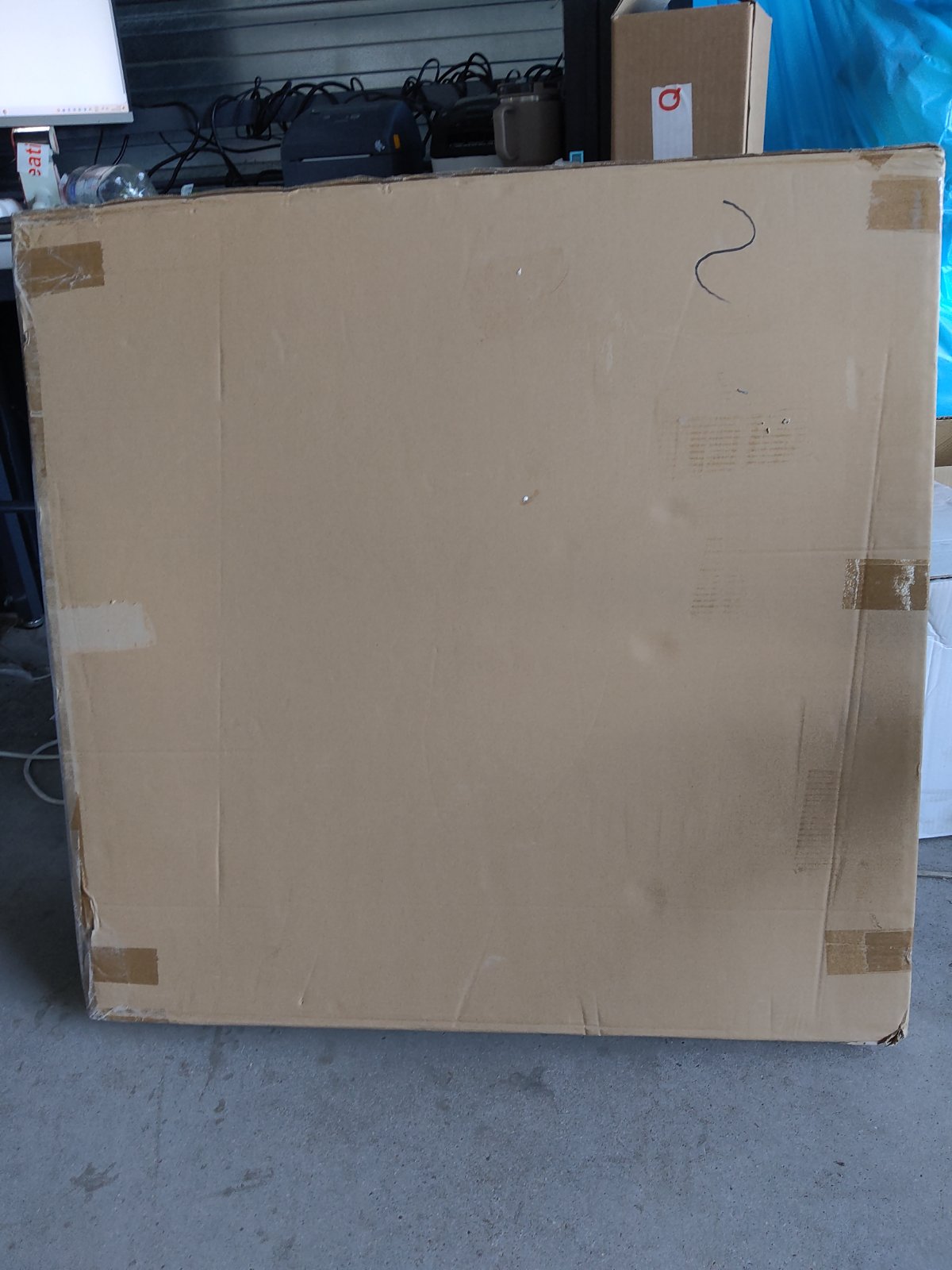 Tweedekans - Spiegel rond 80 cm met koperen frame - Default