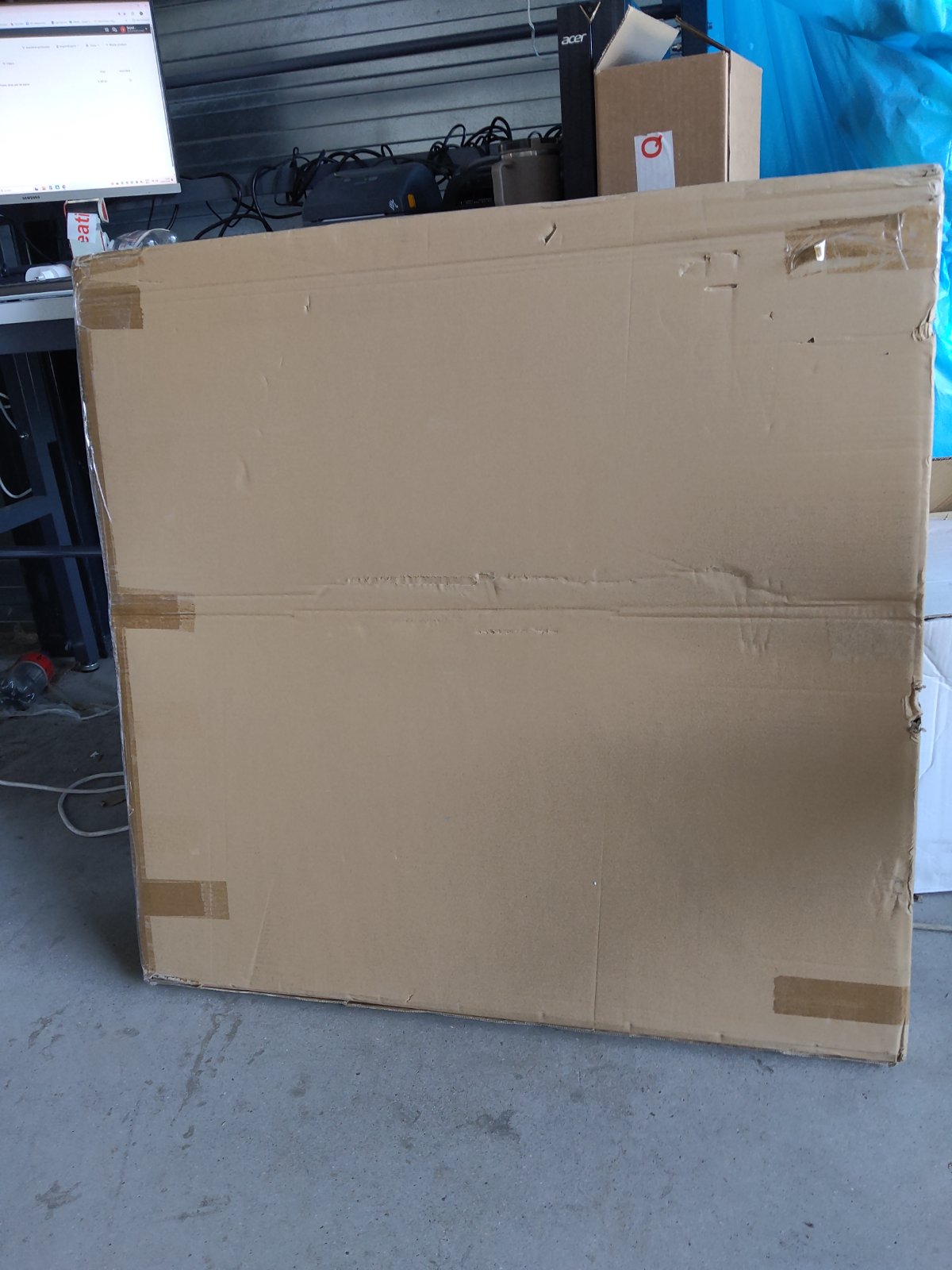 Tweedekans - Spiegel rond 80 cm met koperen frame - Default