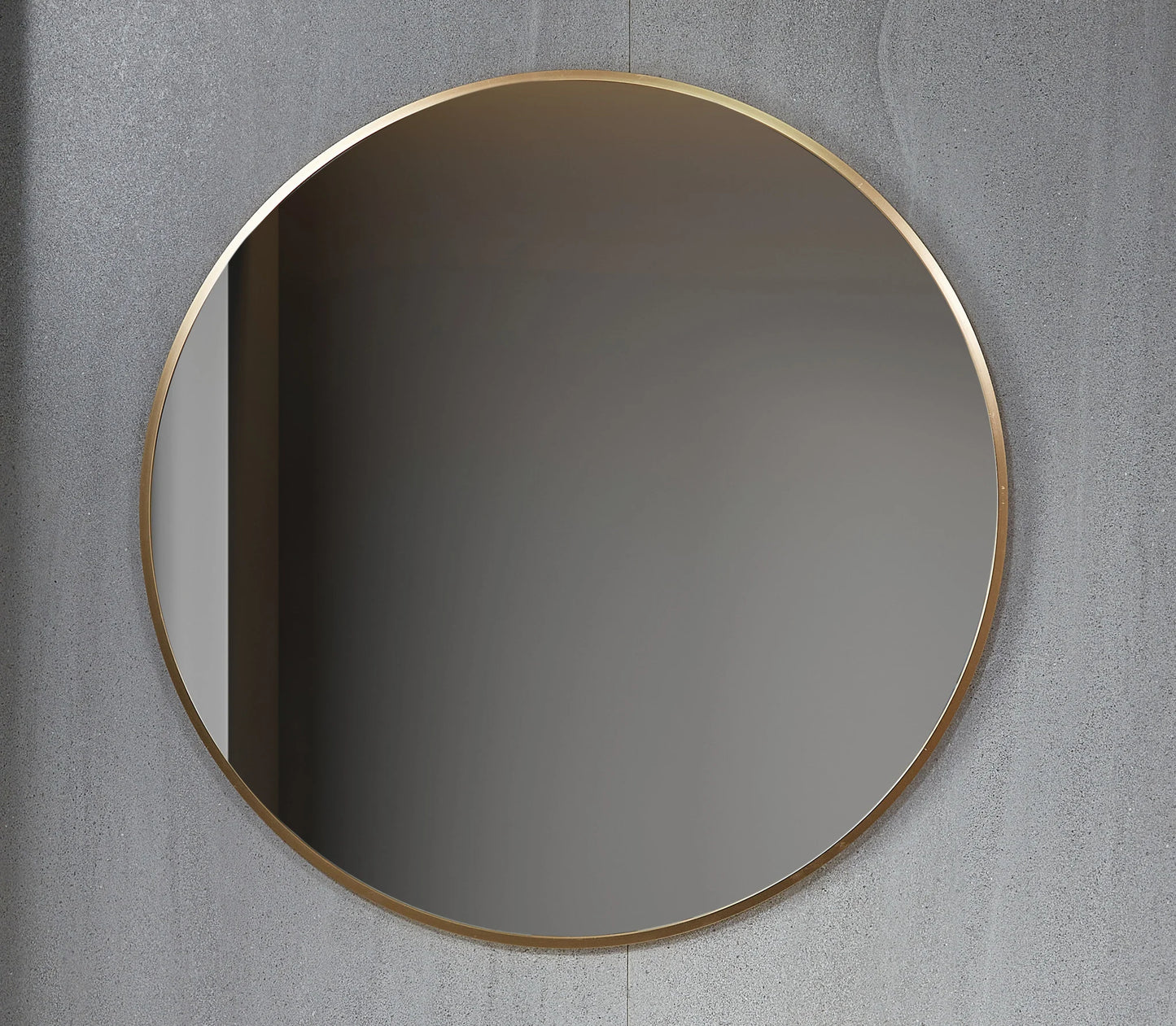 Tweedekans - Spiegel rond 100 cm met koperen frame - Default