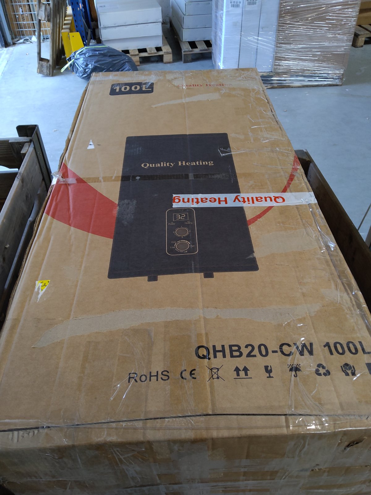 Tweedekans - 100 Liter QH dual elektrische boiler met mechanische bediening - Default