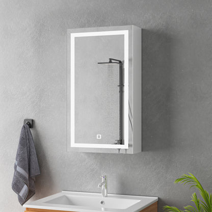 Spiegelkast met led verlichting 40x70x15cm