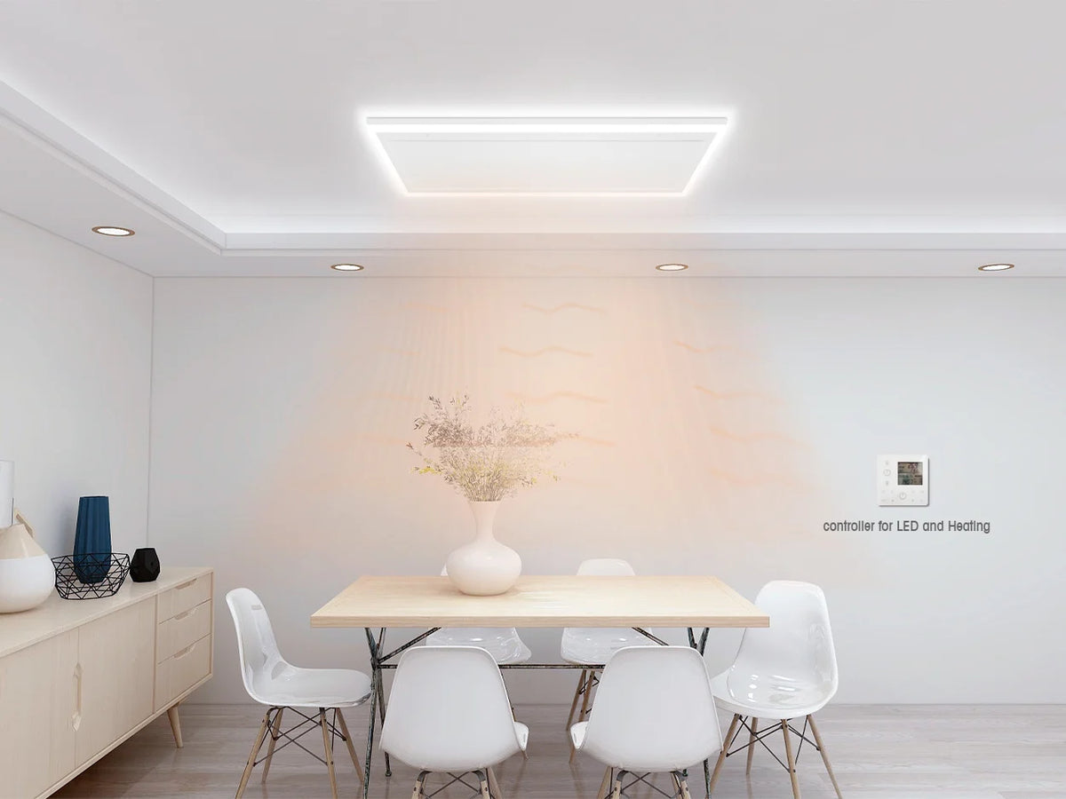 Seconde chance - Panneau infrarouge Série QH-HL avec éclairage LED 63x 65,5 cm 400 Watt - Par défaut