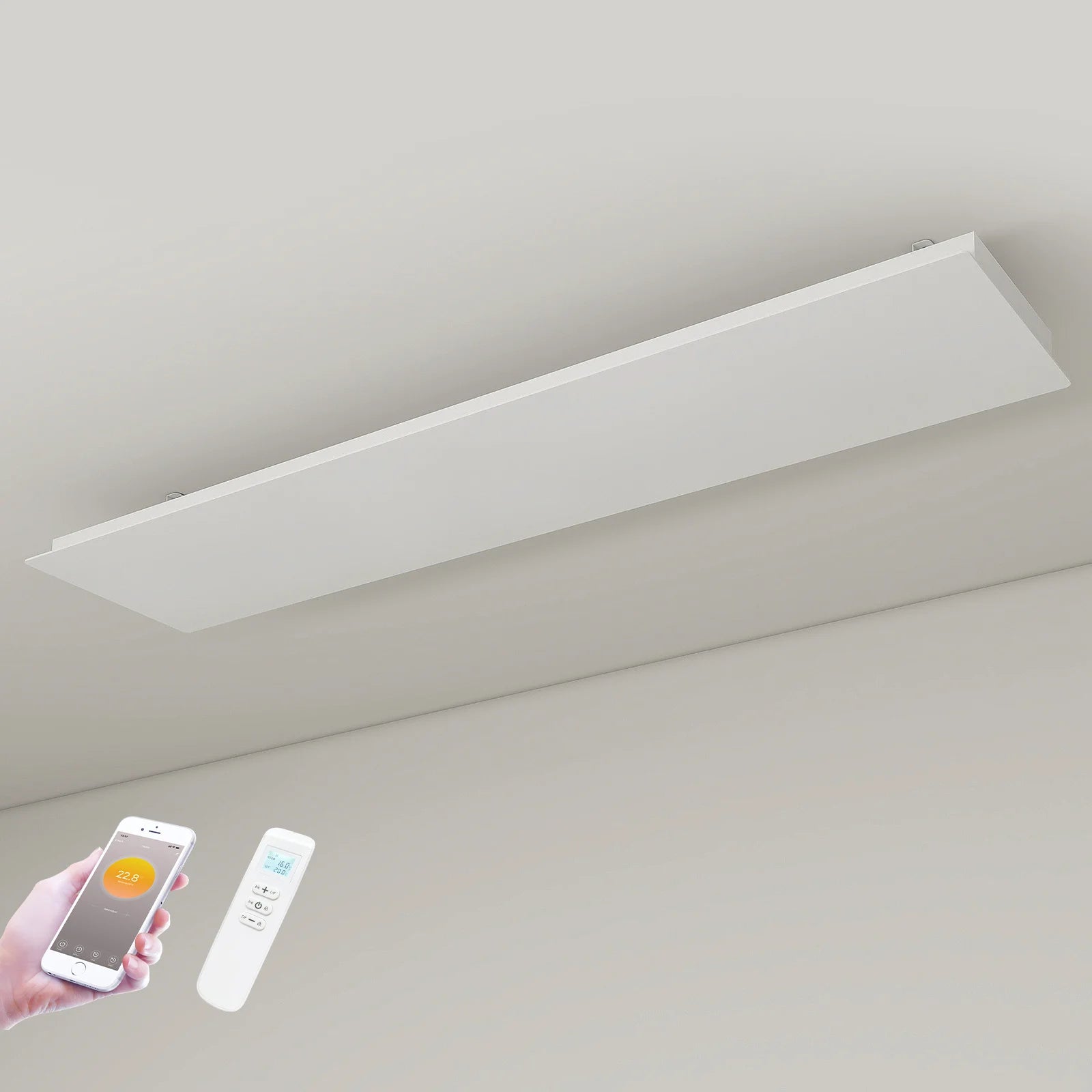 Tweedekans - QH-ThermoAura Serie Wifi infraroodpaneel 1700watt 129x33 cm - Default