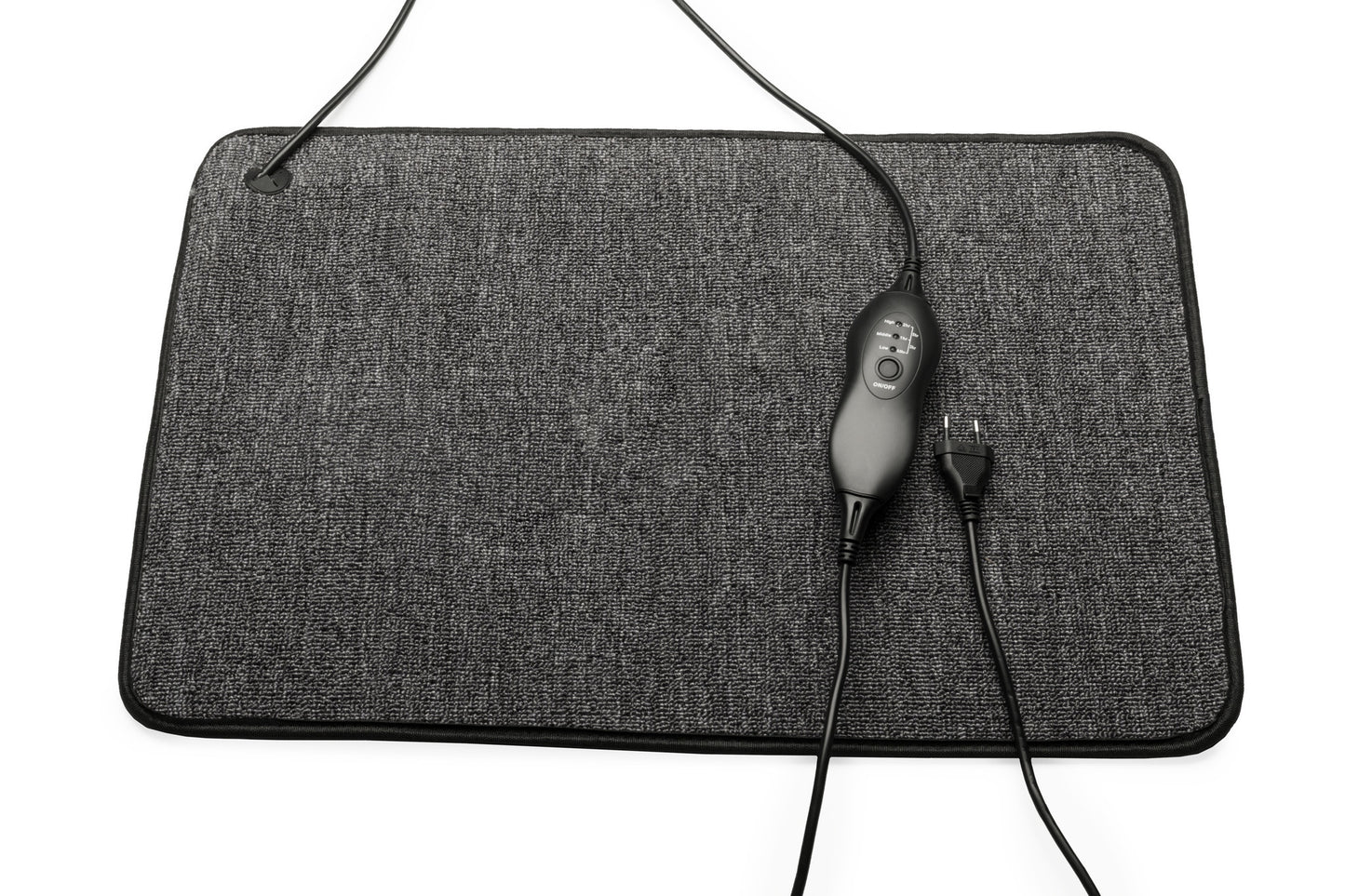 Tweedekans - Warmte mat vermogen instelbaar met controller en timer functie - V14 - Antraciet 40 x 60 cm met controller