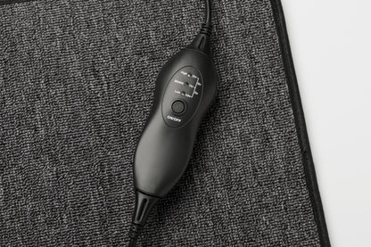 Tweedekans - Warmte mat vermogen instelbaar met controller en timer functie - V14 - Antraciet 40 x 60 cm met controller