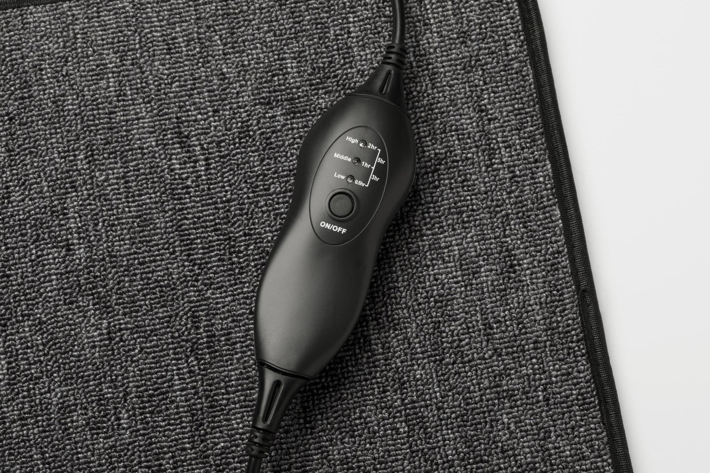 Tweedekans - Warmte mat vermogen instelbaar met controller en timer functie - V14 - Antraciet 40 x 60 cm met controller