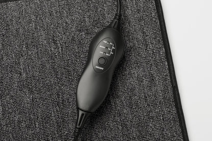 Tweedekans - Warmte mat vermogen instelbaar met controller en timer functie - V14 - Antraciet 40 x 60 cm met controller
