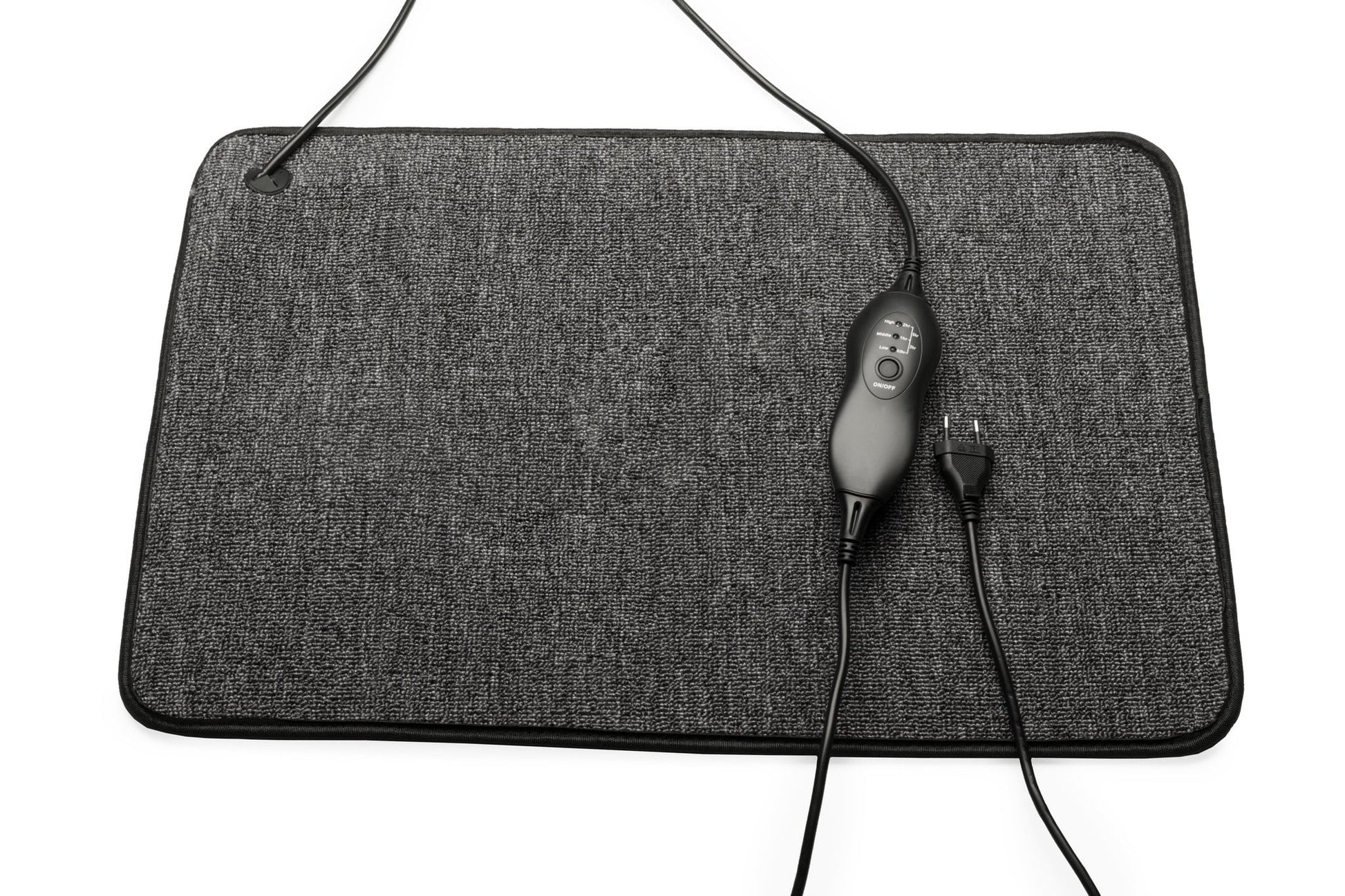 Tweedekans - Warmte mat vermogen instelbaar met controller en timer functie - V14 - Antraciet 40 x 60 cm met controller