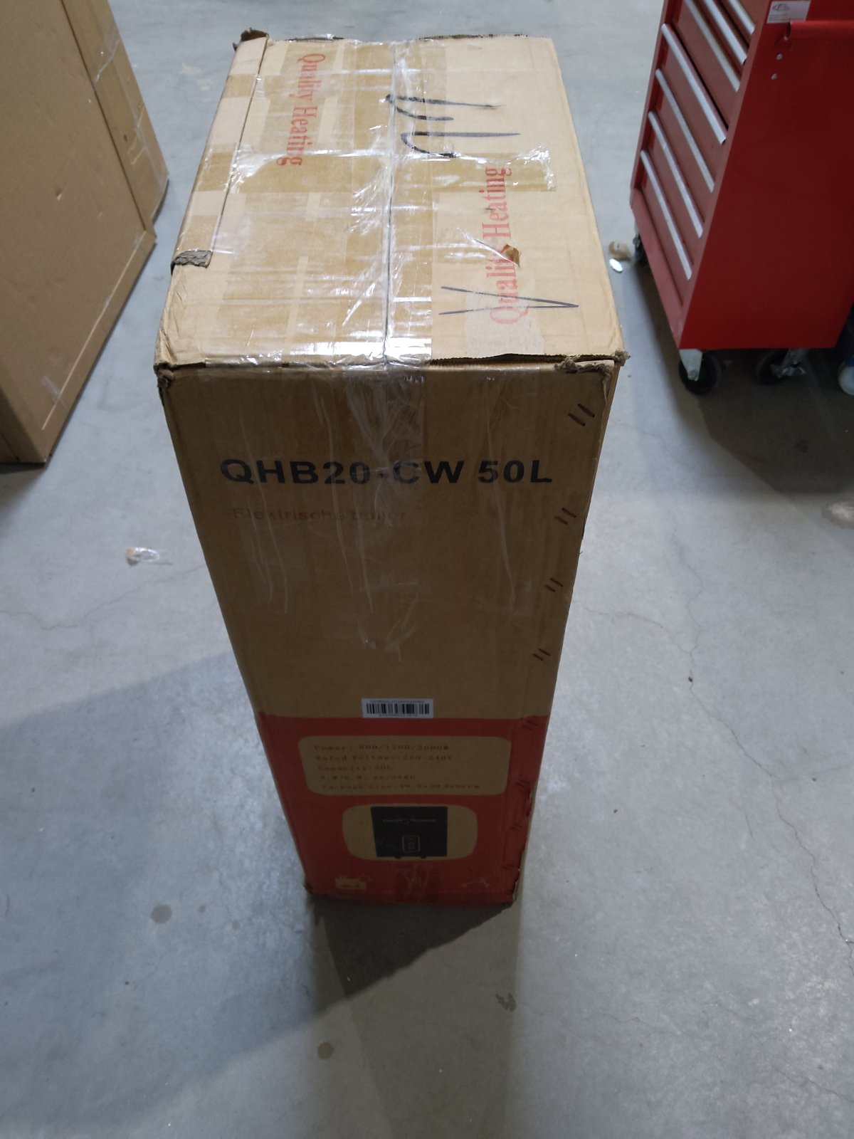 Tweedekans - 50 Liter QH dual elektrische boiler met digitale bediening - Default