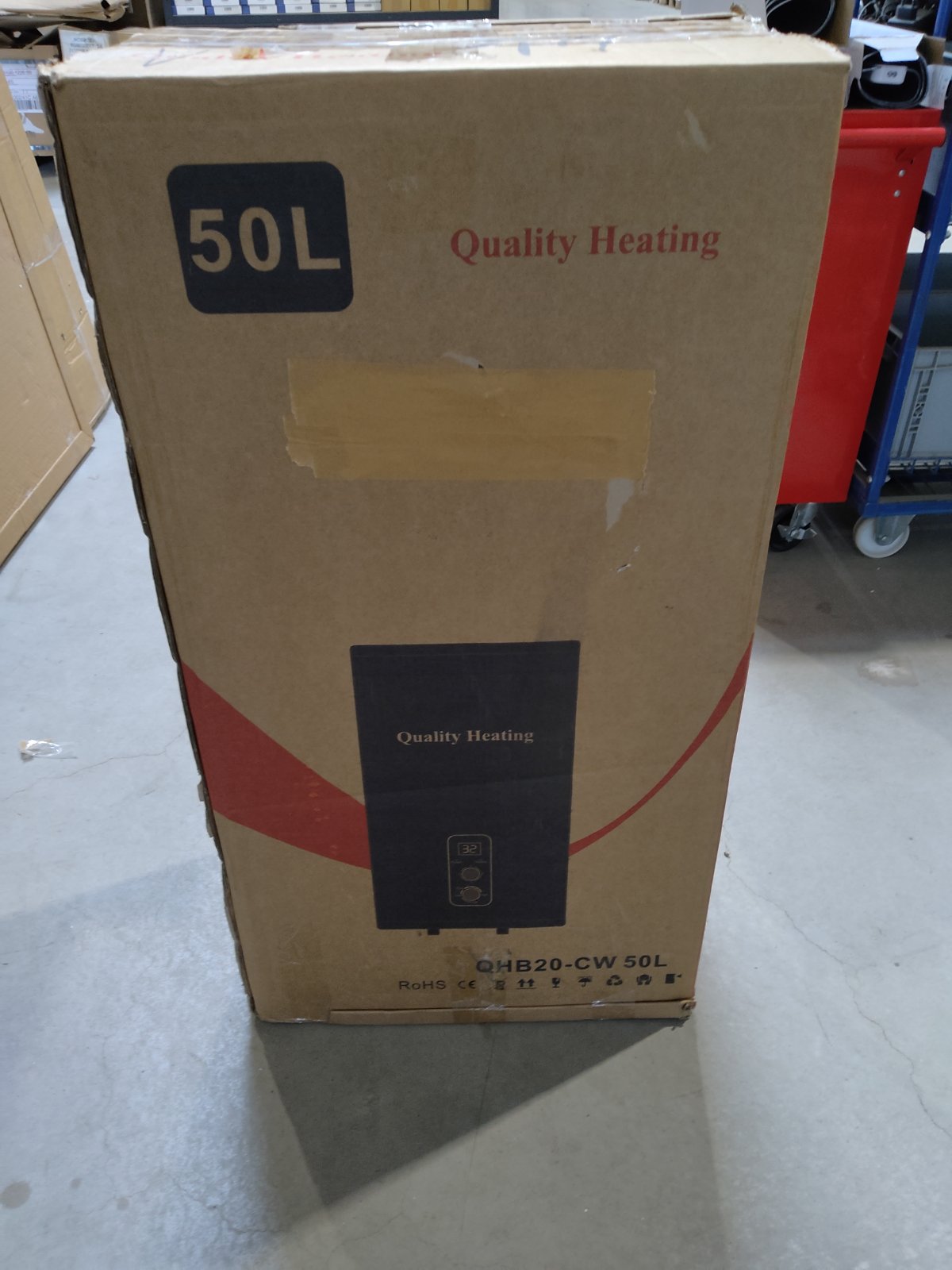 Tweedekans - 50 Liter QH dual elektrische boiler met digitale bediening - Default