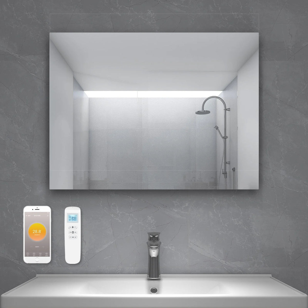 Seconde chance - QH-GM Série miroir infrarouge 60x60 - 320Watt - QH-GM Série miroir infrarouge 60x60 - 320Watt