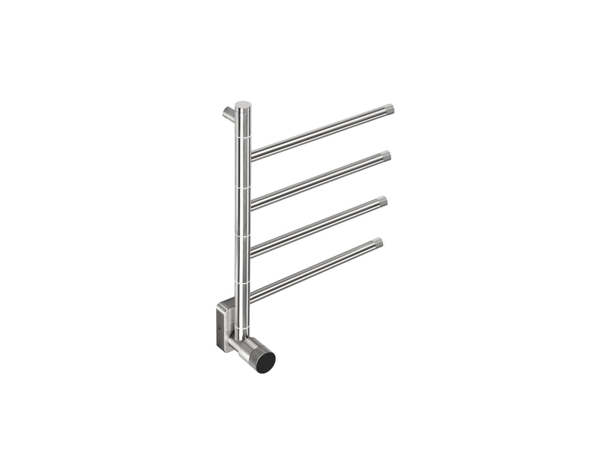 Seconde chance - Radiateur porte-serviettes électrique chromé avec thermostat - Chrome