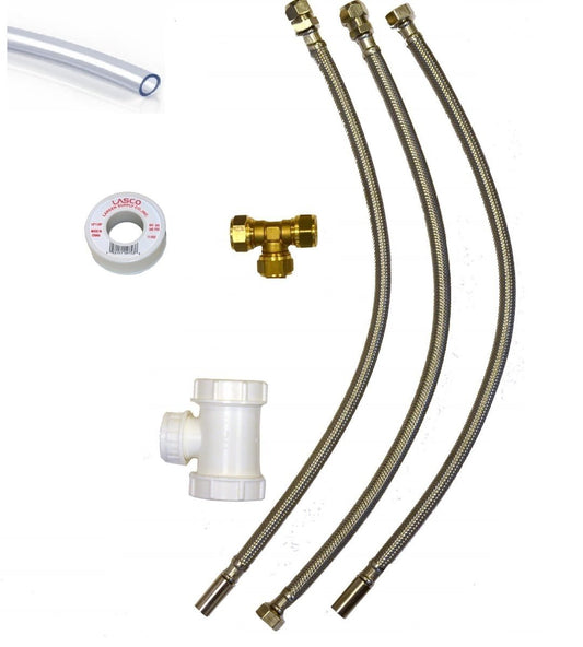 Kit de raccordement pour chauffe-eau de cuisine universel