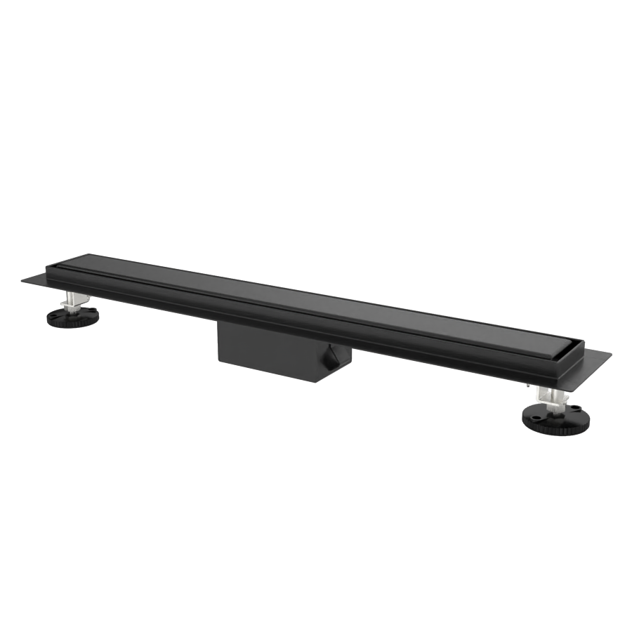 Astrisdrain caniveau de douche complet avec bride et grille fermée