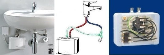 Clage M3 chauffe-eau instantané hydraulique 3,5 kW 230 Volt