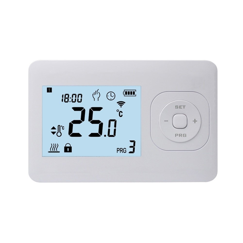 CV Wifi Clock thermostat chaudière sans fil - Digital