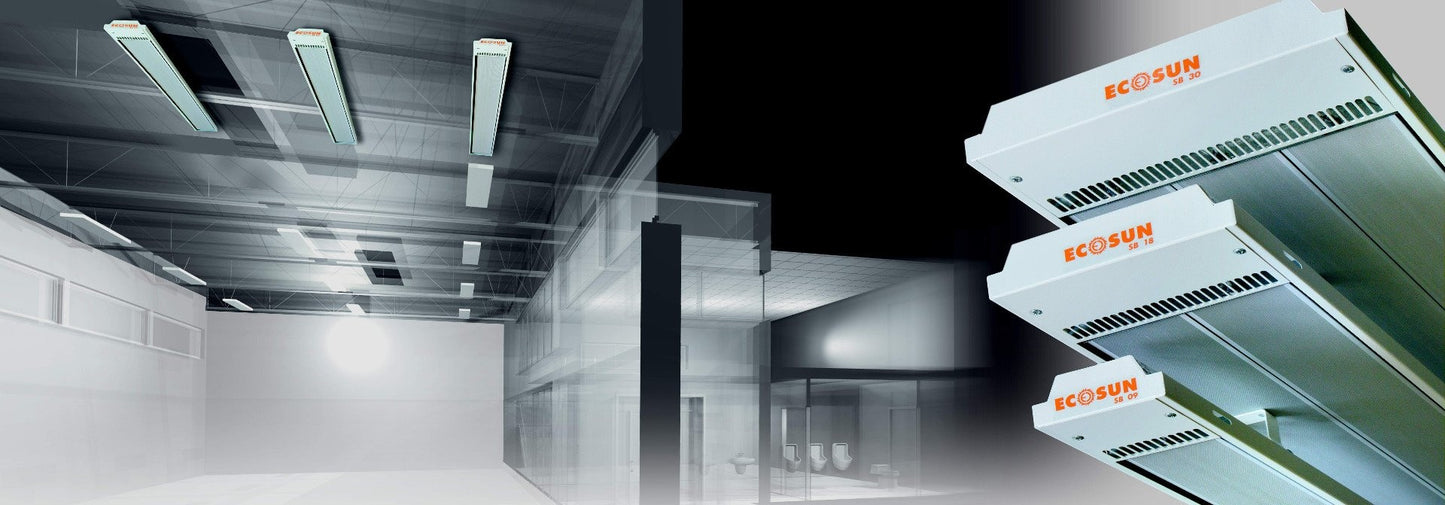 Chauffage infrarouge haute puissance Ecosun S+