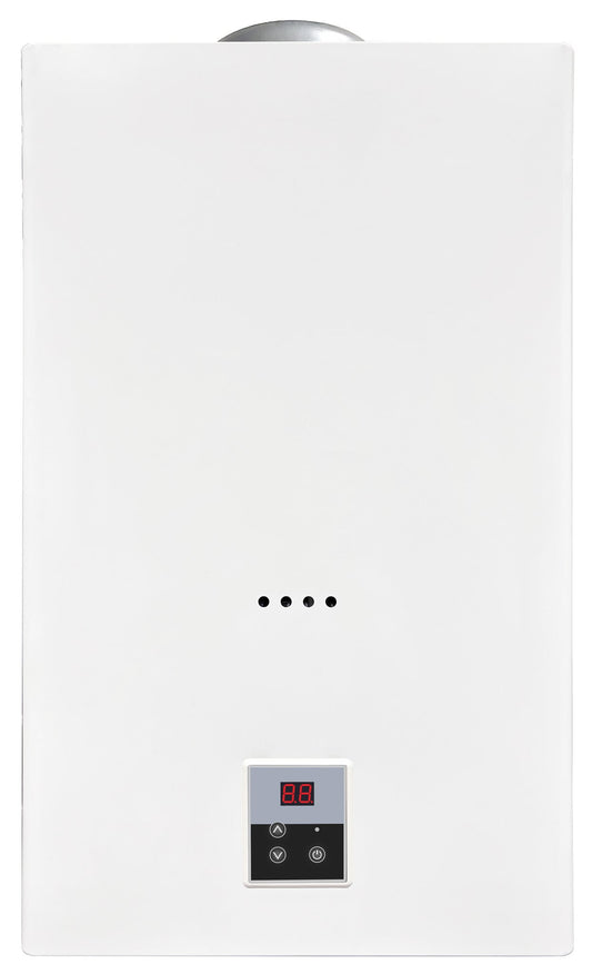 EcoTherm Electronische geiser Digitaal 14L Low Nox Propaan open kamer