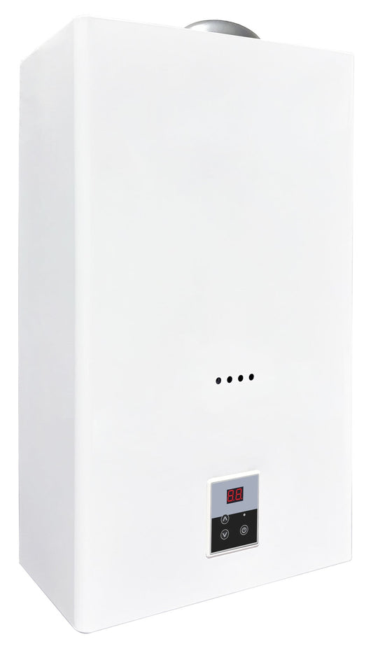 EcoTherm Electronische geiser Digitaal 14L Low Nox Propaan open kamer