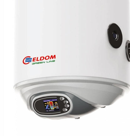 ELDOM Green Line 80L electric boiler with heat exchanger and digital control