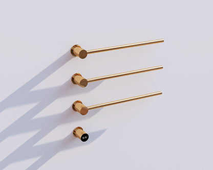 Radiateur sèche-serviettes électrique or avec thermostat L-SR0003-T