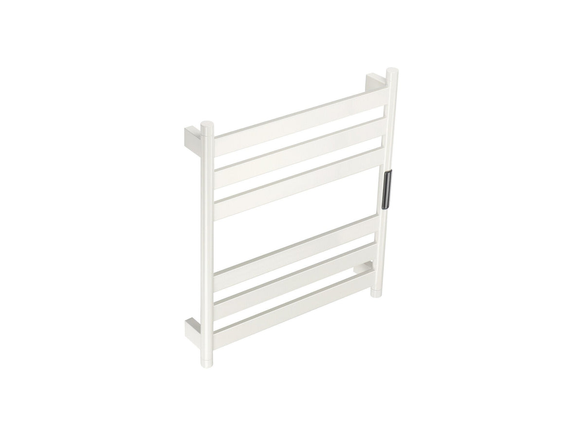 Sèche-serviettes électrique blanc avec thermostat A-CS06G-W