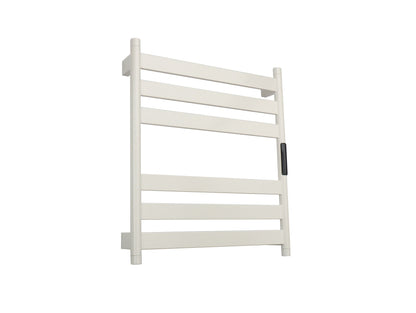 Sèche-serviettes électrique blanc avec thermostat A-CS06G-W