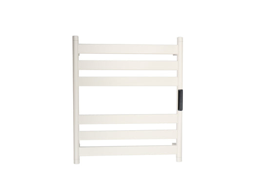 Radiateur sèche-serviettes électrique noir avec thermostat A-CS06G-W