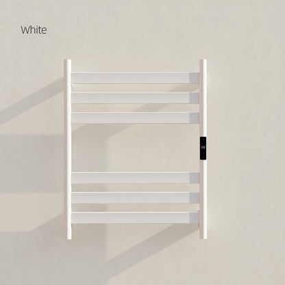 Sèche-serviettes électrique blanc avec thermostat A-CS06G-W