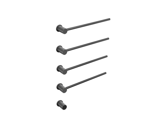 Radiateur sèche-serviettes électrique noir avec thermostat L-SR0200-B