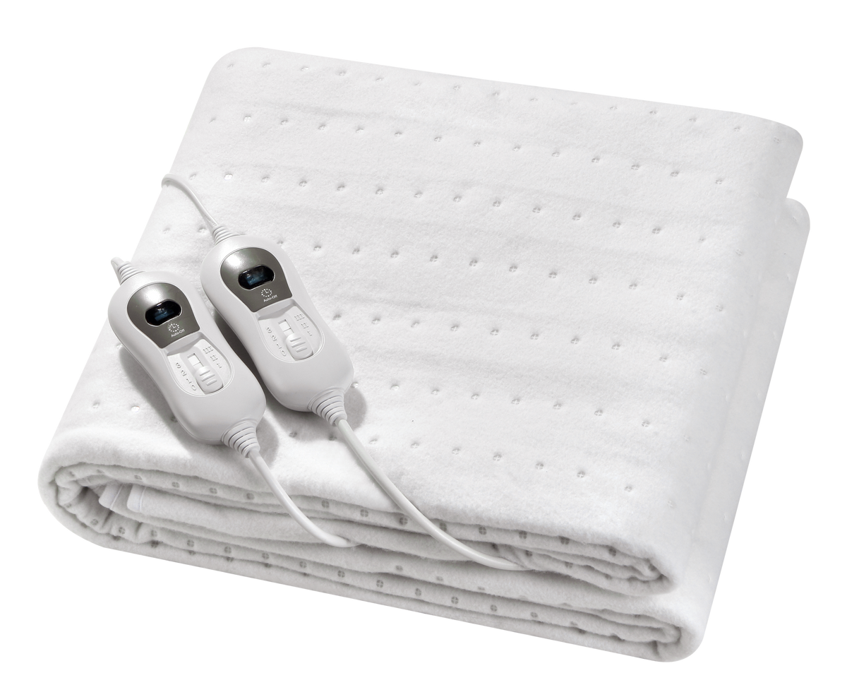 QH Elektrische onderdeken - 2 persoons 160 x 140 cm met Hoekelastieken en controllers