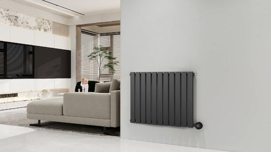 Radiateur électrique horizontal noir 800 watts Calysta