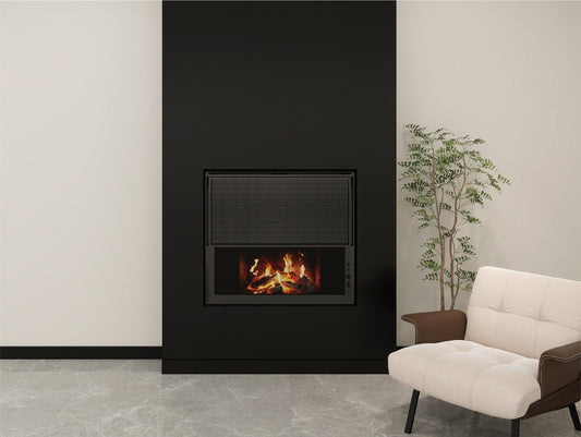 Cheminée à panneaux infrarouges LCD 1700Watt Deluxe