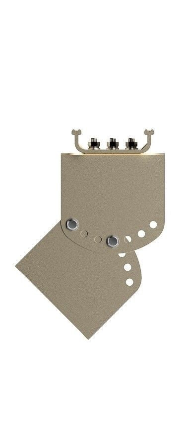 Chauffage patio infrarouge noir réglable avec 1800 - 2400Watt