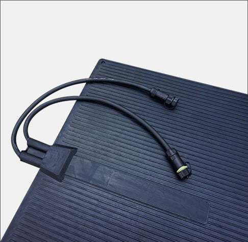 Tapis chauffant infrarouge en caoutchouc connectable - Résistant à l'eau 60 x 100 cm