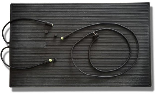 Tapis chauffant infrarouge en caoutchouc connectable - Résistant à l'eau 60 x 100 cm