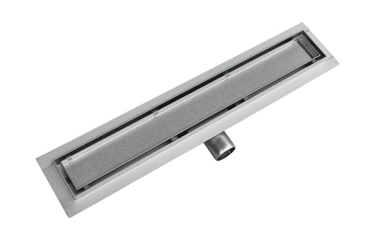 LunaDrain caniveau de douche complet avec bride et grille fermée