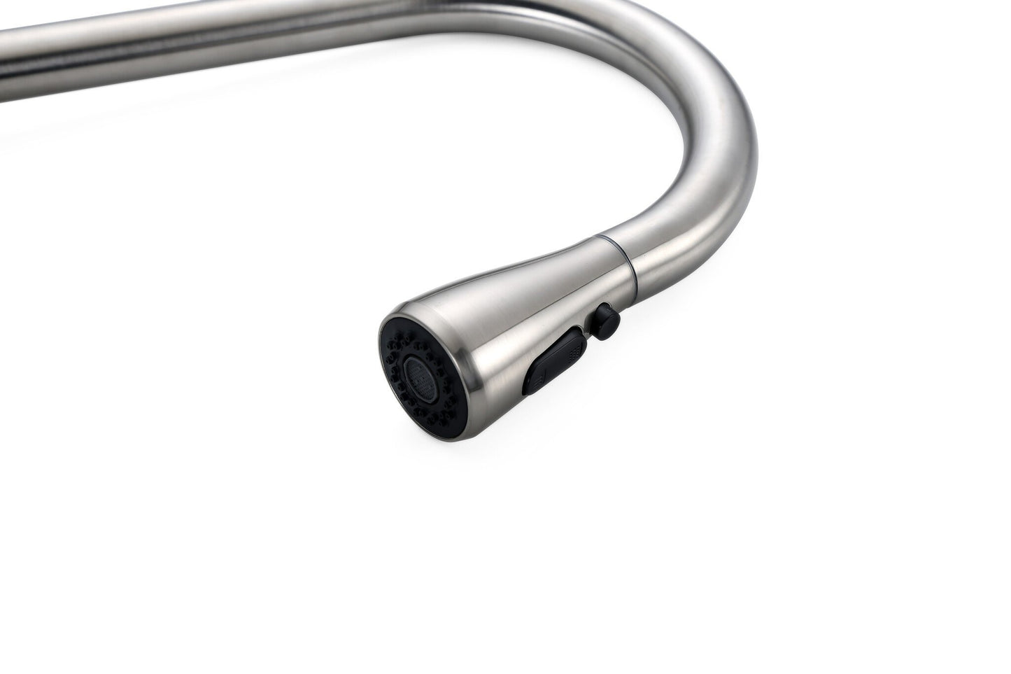 Robinet de cuisine Nurion argenté avec bec