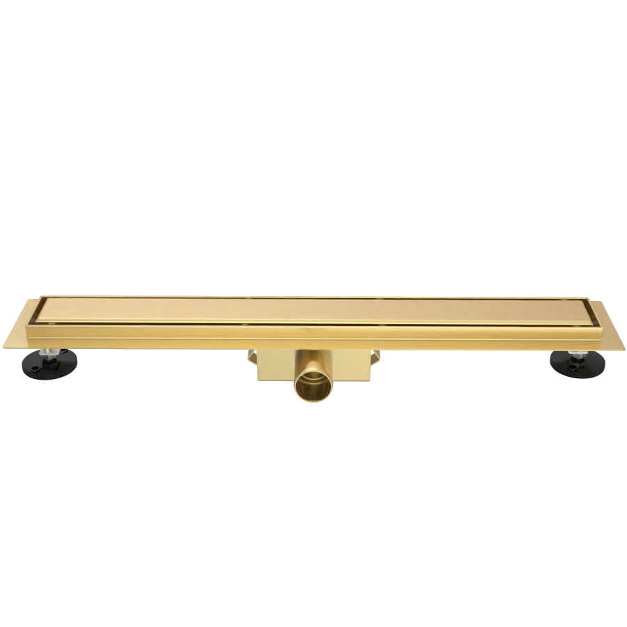 SolarDrain caniveau de douche complet avec bride et grille fermée