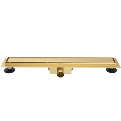 SolarDrain caniveau de douche complet avec bride et grille fermée