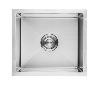 Nurion Évier INOX 28,5 x 34,5 – Évier de cuisine - Éviers de cuisine – Bac de cuisine - sans trou pour robinet