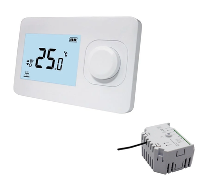 QH Basic easy thermostat non programmable avec mini récepteur encastré