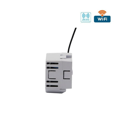 Thermostat QH-Basic WiFi noir, récepteur encastré inclus