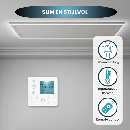 QH-HL Série Panneau Infrarouge Wifi avec √âclairage LED 63x 65,5 cm 400Watt