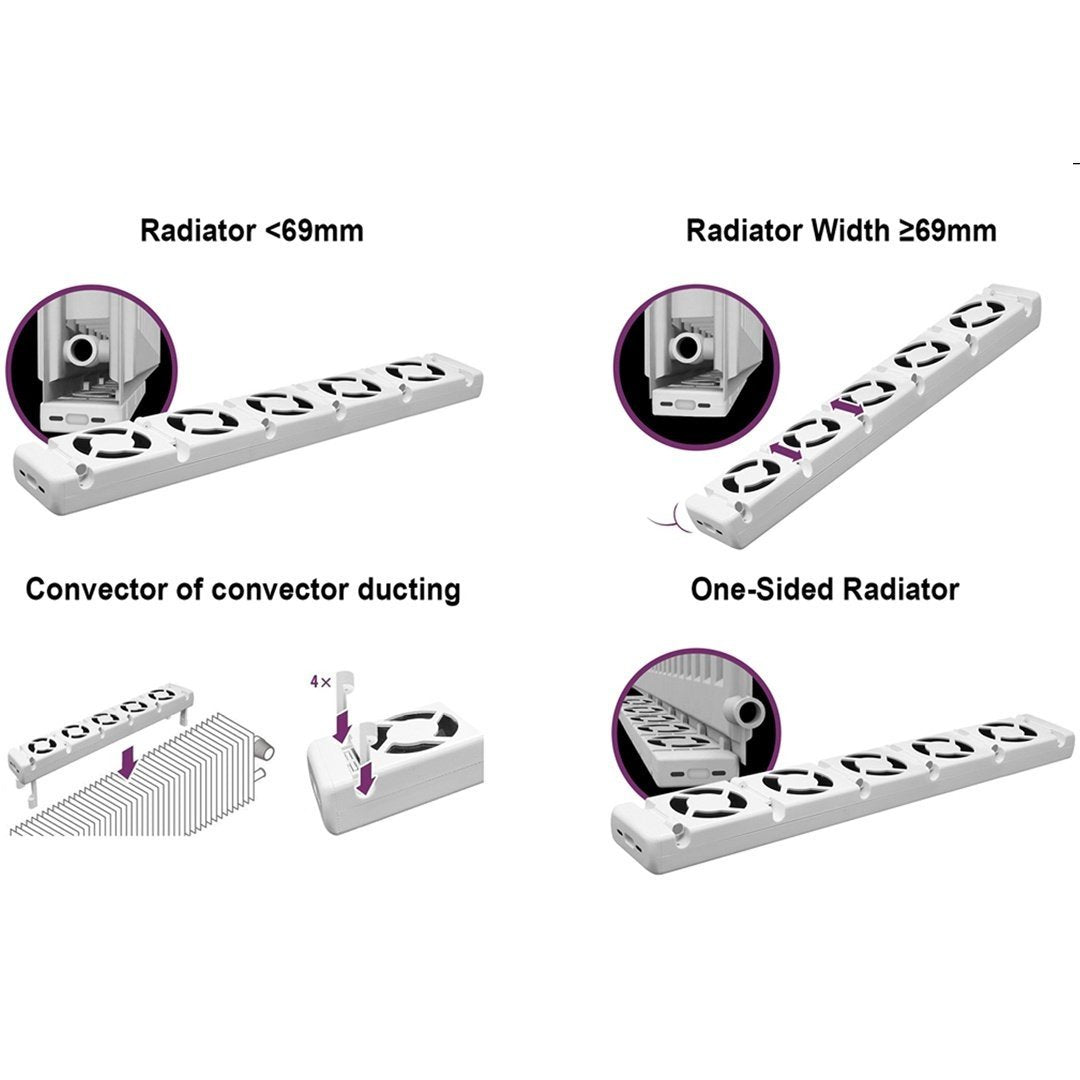 Ventilateur de radiateur QH Turbo Booster ensemble simple