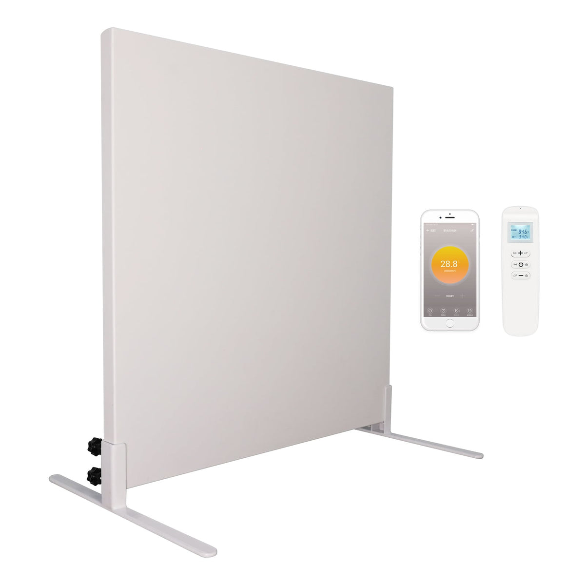 QH-FR  verplaatsbaar infraroodpaneel 350 of 700Watt