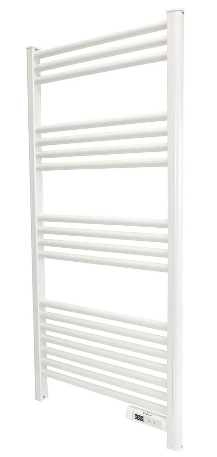 Radiateur à serviettes électrique intelligent avec commande numérique blanc 425Watt