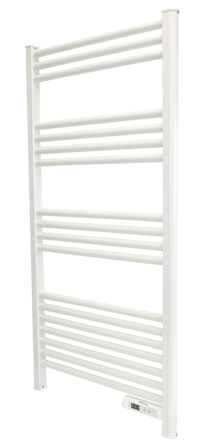 Radiateur à serviettes électrique intelligent avec commande numérique blanc 425Watt